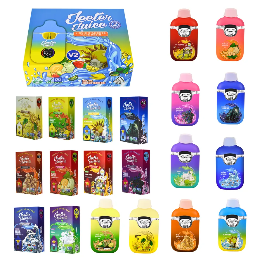Jeeter Juice Disposable Vape Pens 1ml 1g 10 Flavors Rechargeable EU Stock  Wholesale LED Display Screen | Empty Disposable Vape Pen & Wholesale Vape  Supplier