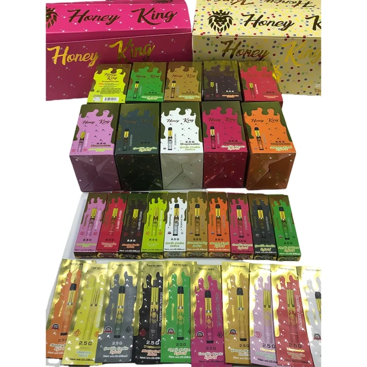 Honey King 2g 10 Flavors All in One Empty Pen USA Stock Disposable Wholesale Vape 