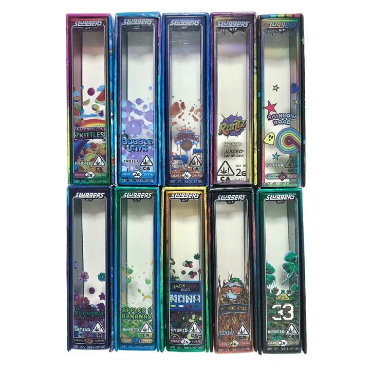 Sluggers 1ml 1G 10 Flavors Rechargeable Wholesale Empty Pen UK Stock Disposable Hot Sale Vape