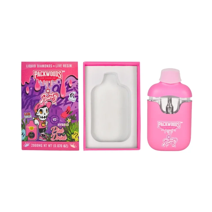 Packwoods Runtz 1ml 1g Rechargeable LED Display Screen Wholesale UK Stock Empty Disposable Vape Pen