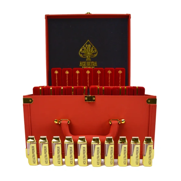 Red ACE Ultra Premium 2g Disposable Rechargeable All in One USA Stock Wholesale Empty Vape Pen