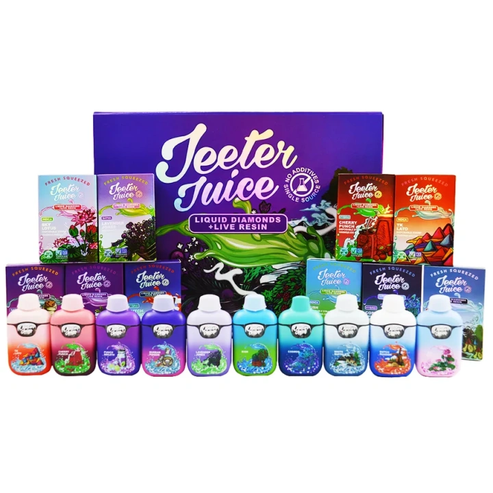 Jeeter Jucie 1ml 1G 10 Flavors Rechargeable Wholesale Empty Vaporizer Pens UK Stock Disposable Hot Sale Vape