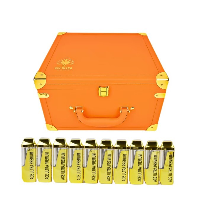 ACE Ultra Premium Orange Spring Edition 2g Disposable Rechargeable Battery USA Stock Wholesale Empty Vape Pen