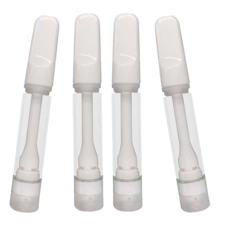 4 Holes 1ml 1g Full Ceramic 510 Thread Cartridges USA Stock Empty Wholesale Disposable Carts 