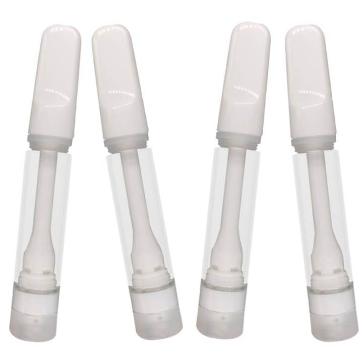 4 Holes 1ml 1g Full Ceramic 510 Thread Cartridges USA Stock Empty Wholesale Disposable Carts 