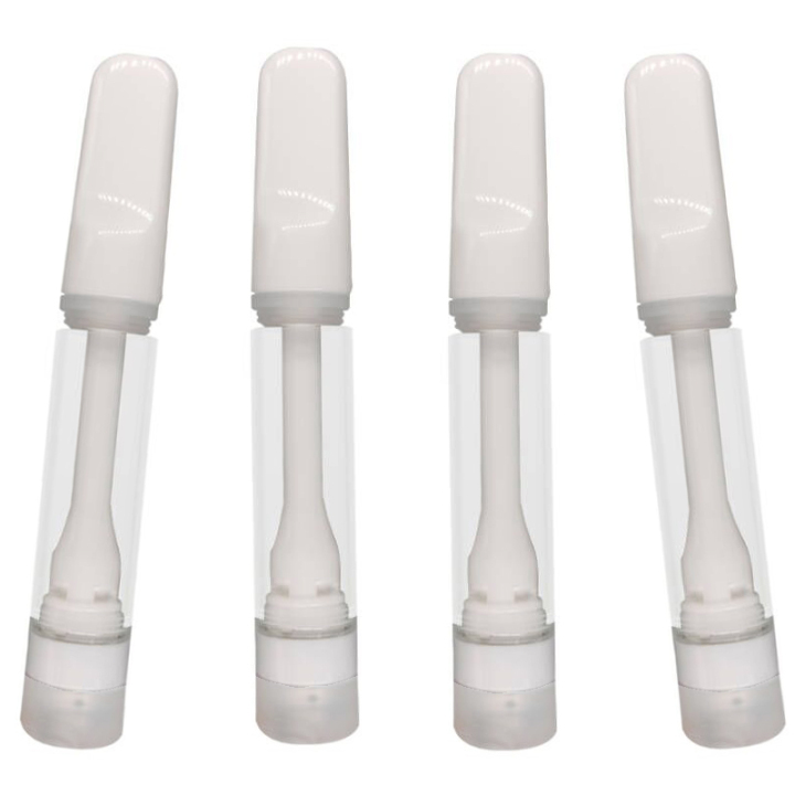 4 Holes 1ml 1g Full Ceramic 510 Thread Cartridges USA Stock Empty Wholesale Disposable Carts 