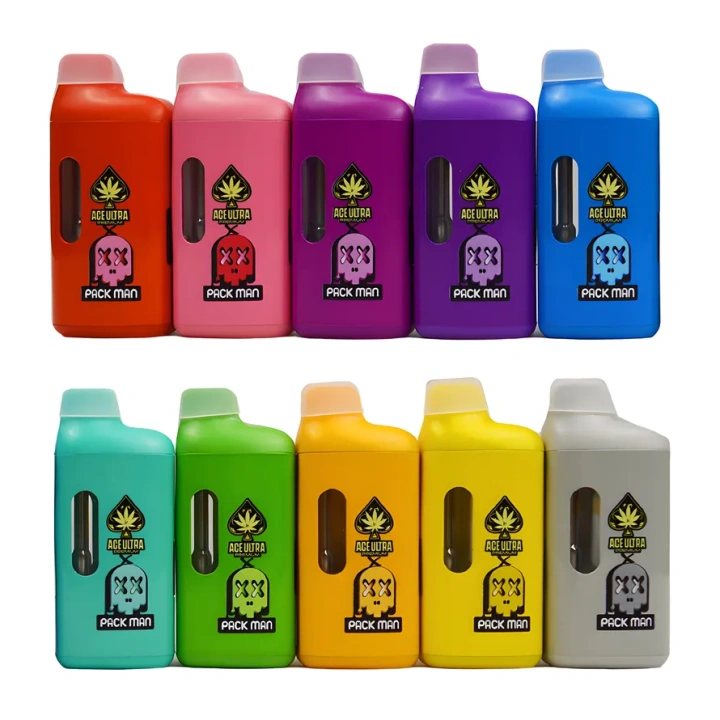 ACE PACKMAN 1ml 1g 10 Flavors Digital Display Screen Wholesale  Vaporizer Pen Carts UK Stock Empty Disposable Vape 