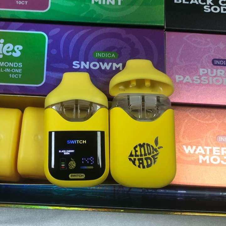 Cookies Lemonade Dual Chamber 1+1g Switch Flavors Empty Disposable Carts Vape Pen USA Warehouse