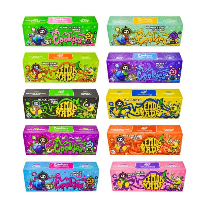 Cookies Lemonade Dual Chamber 1+1g Switch Flavors Empty Disposable Carts Vape Pen USA Warehouse