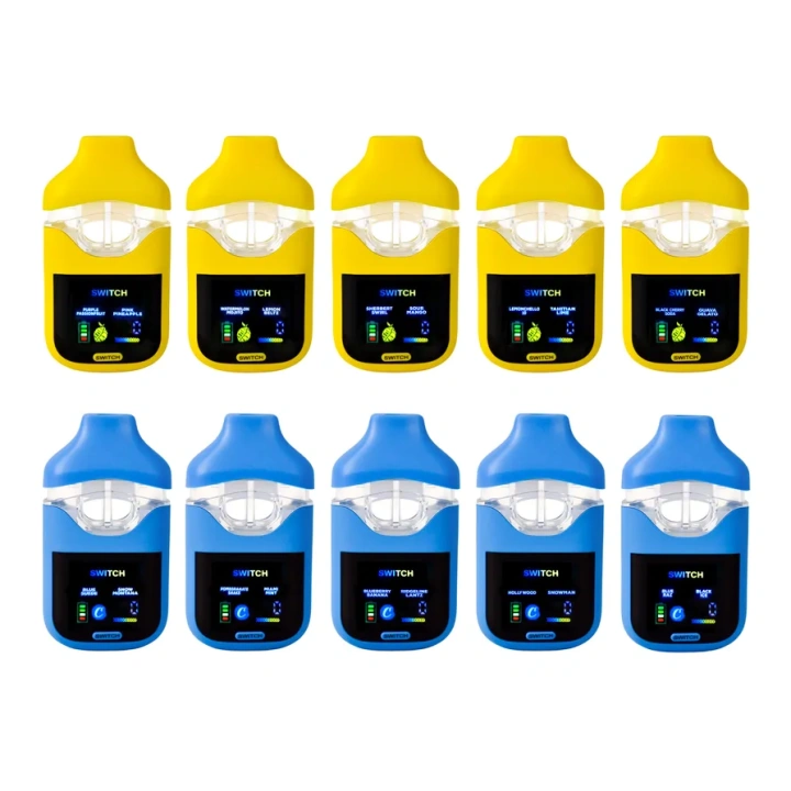 Cookies Lemonade Dual Chamber 1+1g Switch Flavors Empty Disposable Carts Vape Pen USA Warehouse