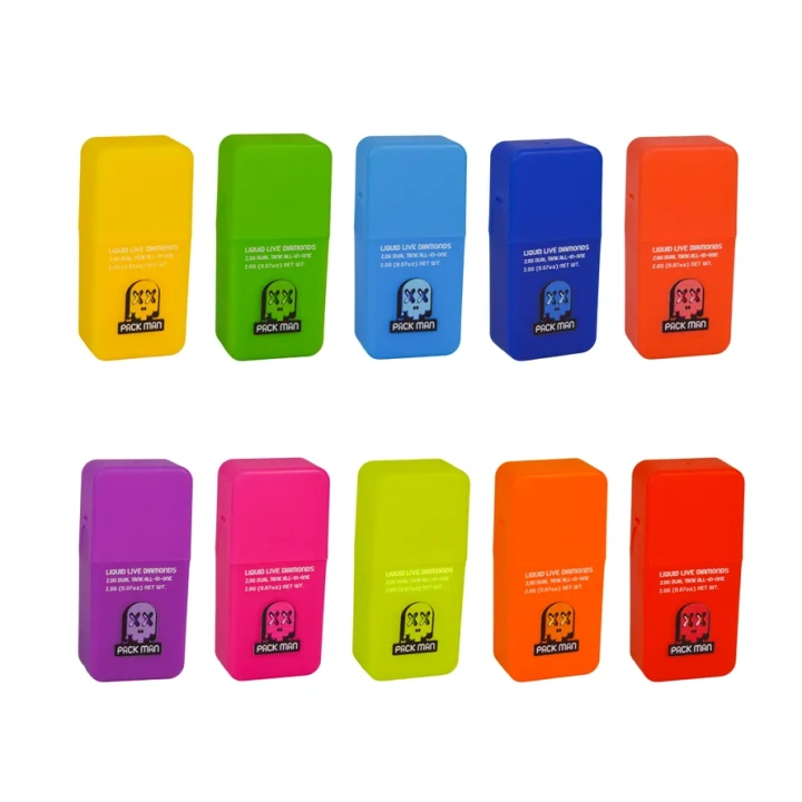 Packman V7 Dual Chamber Hello Summer Edition 1+1g Empty Disposable Vape Pen USA Stock