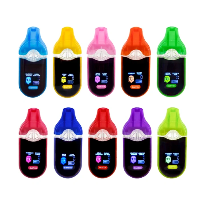 Packman V7 Dual Chamber Hello Summer Edition 1+1g Empty Disposable Vape Pen USA Stock