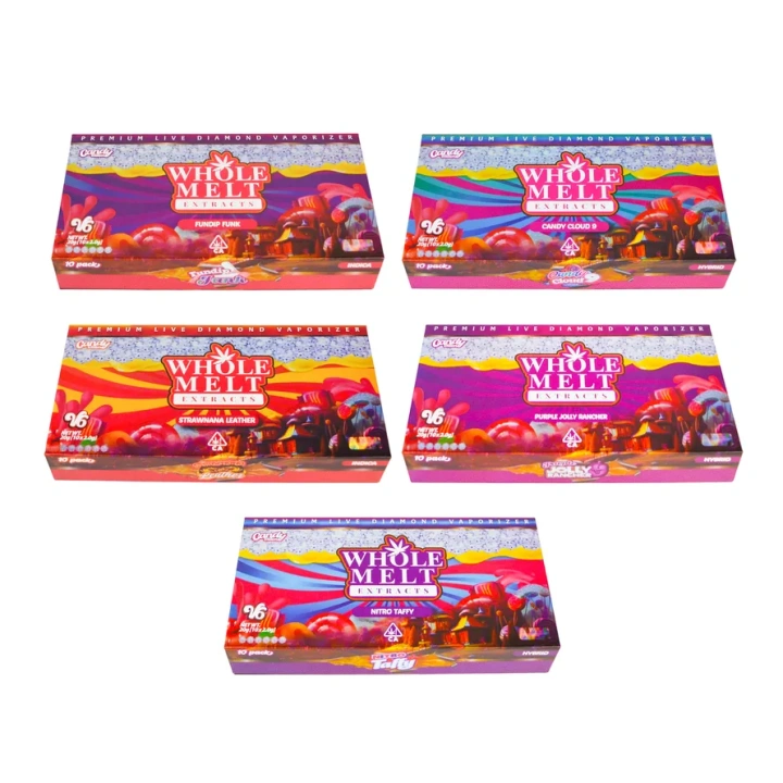Whole Melt V6 Candy Edition 2g Empty Disposable Vape Pen 10 Flavors USA Stock