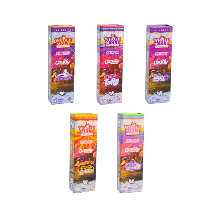 Whole Melt V6 Candy Edition 2g Empty Disposable Vape Pen 10 Flavors USA Stock