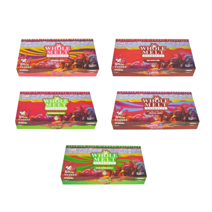 Whole Melt V6 Candy Edition 2g Empty Disposable Vape Pen 10 Flavors USA Stock