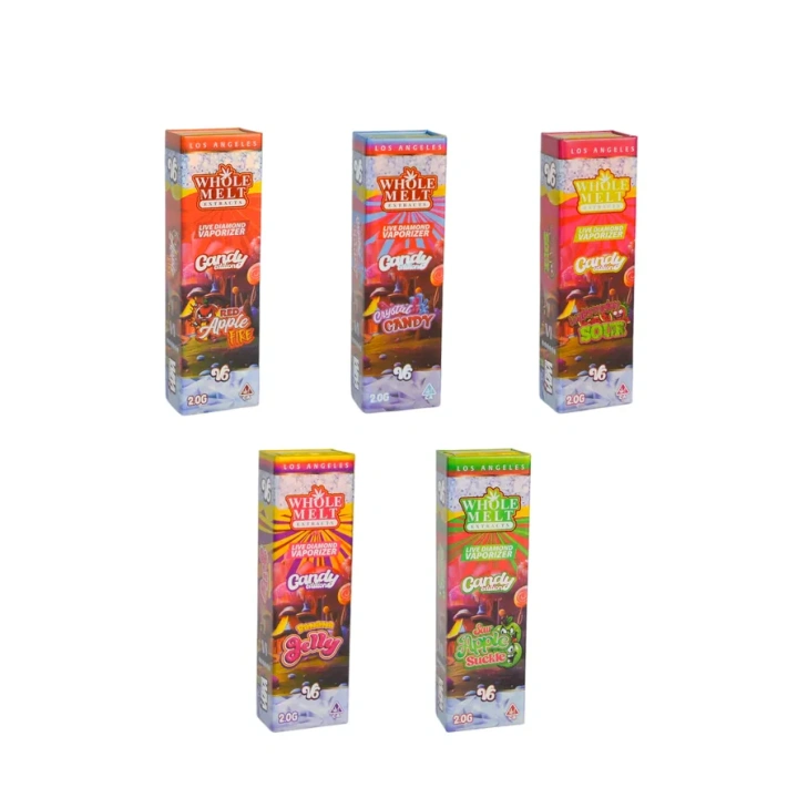 Whole Melt V6 Candy Edition 2g Empty Disposable Vape Pen 10 Flavors USA Stock