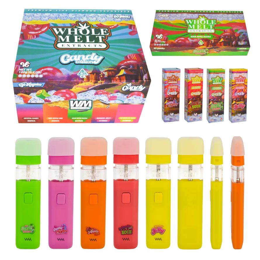 how much is elf bar vape Whole Melt V6 Candy Edition 2g Empty Disposable Vape Pen 10 Flavors USA  Stock
