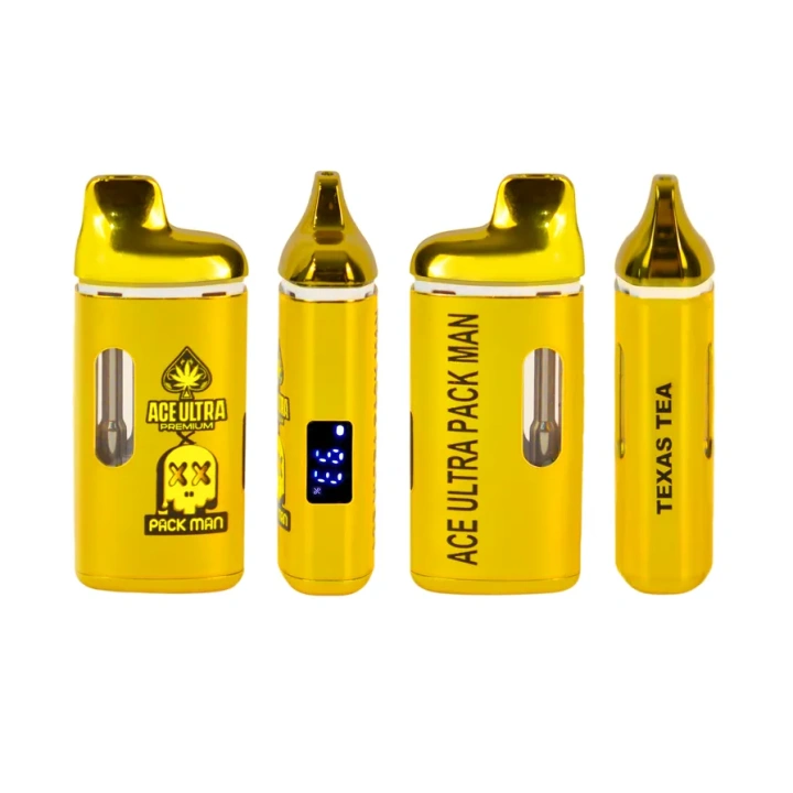 ACE Ultra Premium Packman Collab 2000mg Carts LED Screen Empty Disposable Vape Pen USA Stock
