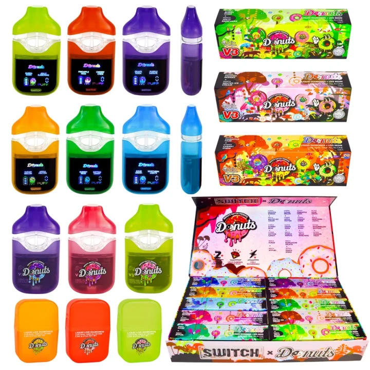 Dounts V3 Disposable 2g Dual Chamber 1+1ml Empty Vape Pen USA Stock