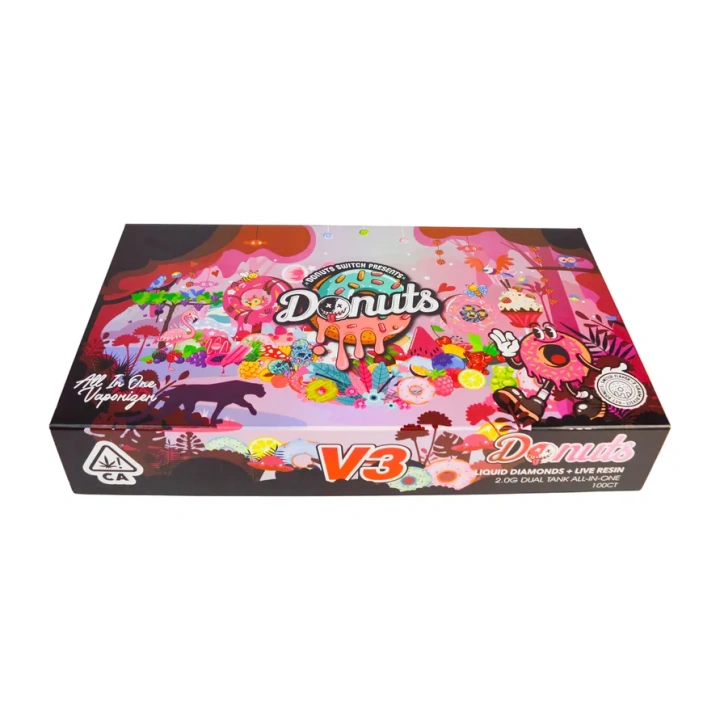 Dounts V3 Disposable 2g Dual Chamber 1+1ml Empty Vape Pen USA Stock