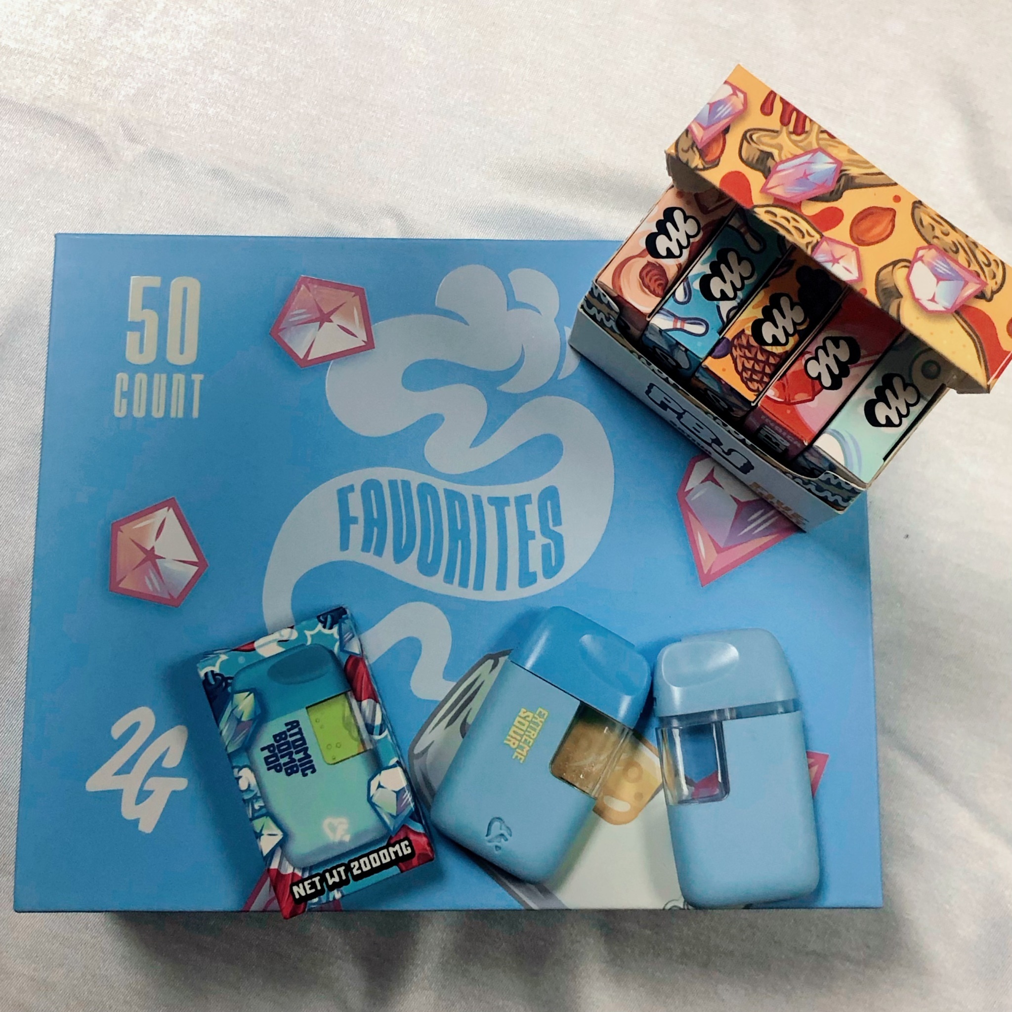 favorite 2ml disposable vape pen Minis 2g Empty Pens Wholesale USA Warehouse Buy White Gummy Foger Vuse Device Flavour:Mango Ice