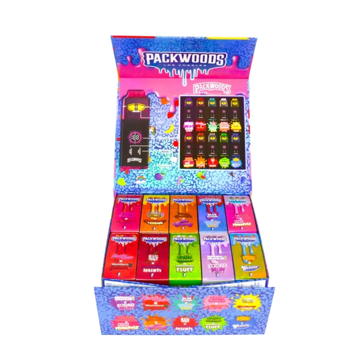 Packwoods 2ml Dual Chamber 1+1ml Empty Disposable Vape Pen USA Stock