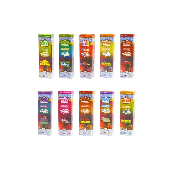 Whole Melt V6 Exotic Edition 2g Empty Disposable Vape Pen 10 Flavors USA Stock