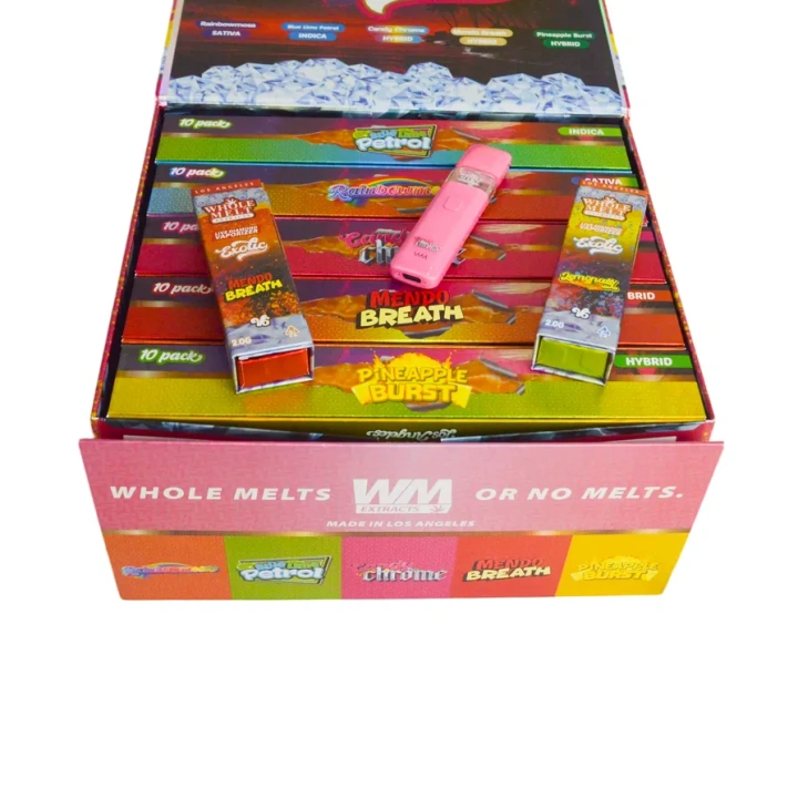 Whole Melt V6 Exotic Edition 2g Empty Disposable Vape Pen 10 Flavors USA Stock