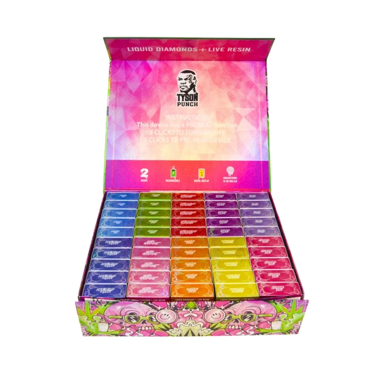 Tyson Punch With Screen 2g Empty Disposable Vape Pen 10 Flavors USA Stock