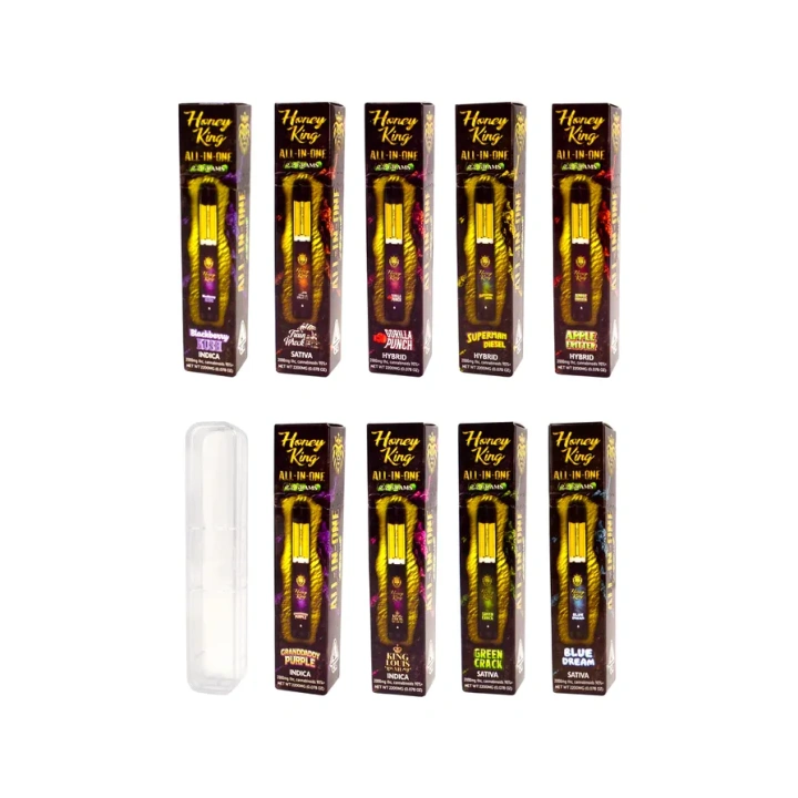Honey King 2g Empty Disposable Vape Pen 9 Flavors USA Stock
