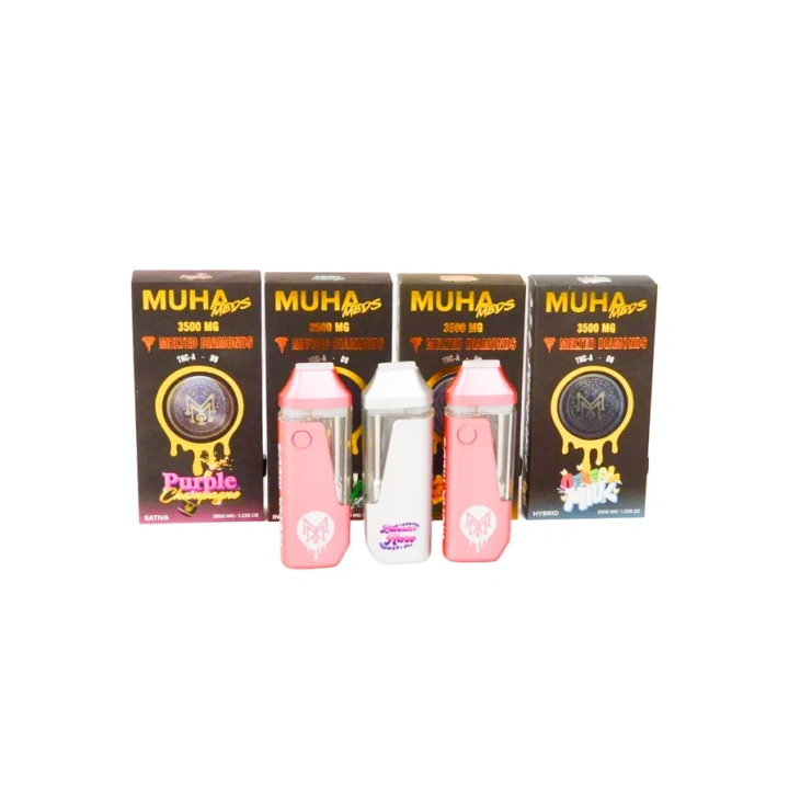 Muha Meds 3500mg Empty Disposable Vape Pen 9 Flavors USA Stock