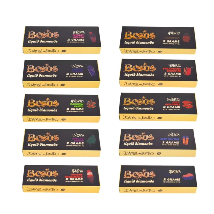 BE$OS Postless 2g Empty Disposable Vape Pen 10 Flavors USA Stock