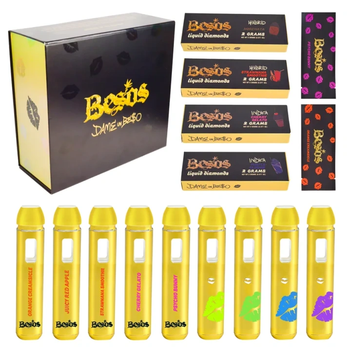 BE$OS Postless 2g Empty Disposable Vape Pen 10 Flavors USA Stock