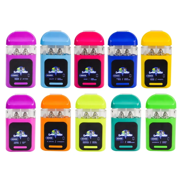 Cookies The Freak Brother V3 1ml+1ml Dual Chamber With Screen 2g Empty Disposable Vape Pen 10 Flavors USA Stock
