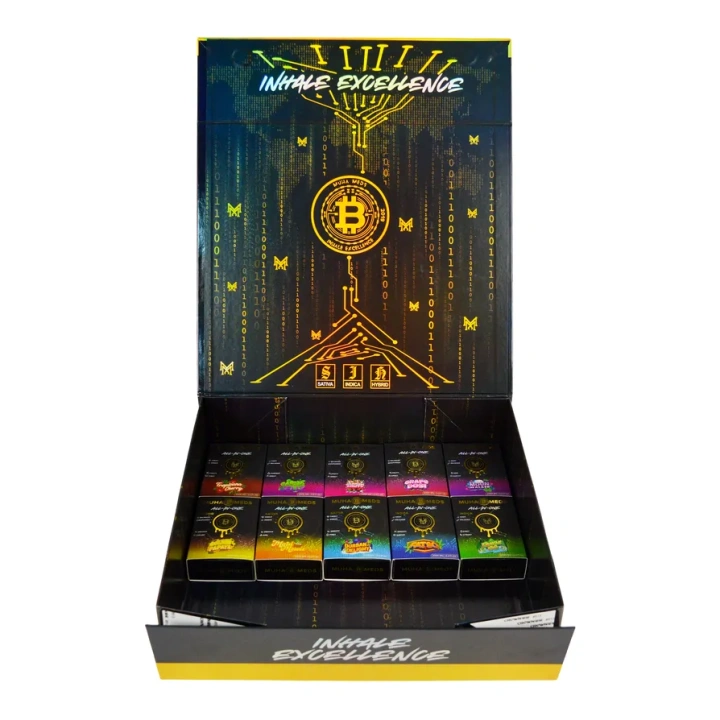 Muha Meds Bitcoin Edition Empty Disposable Vape Pen 10 Flavors USA Stock