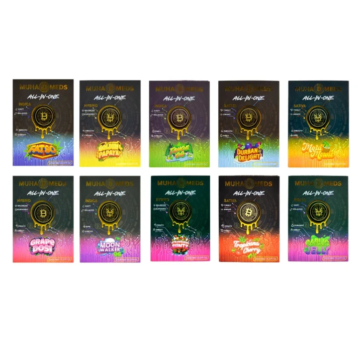 Muha Meds Bitcoin Edition Empty Disposable Vape Pen 10 Flavors USA Stock