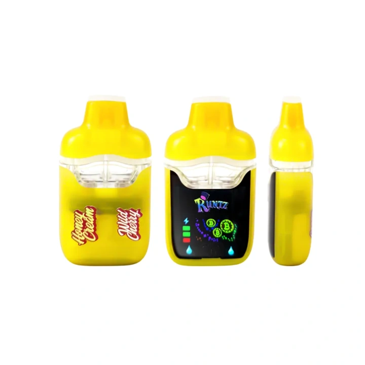 Runtz 1ml+1ml Dual Chamber With Screen 2g Empty Disposable Vape Pen 20 Flavors USA Stock