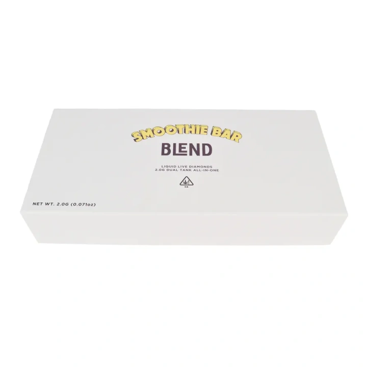 Smoothie Bar Blend 1ml+1ml Dual Chamber With Screen 2g Empty Disposable Vape Pen 40 Flavors USA Stock