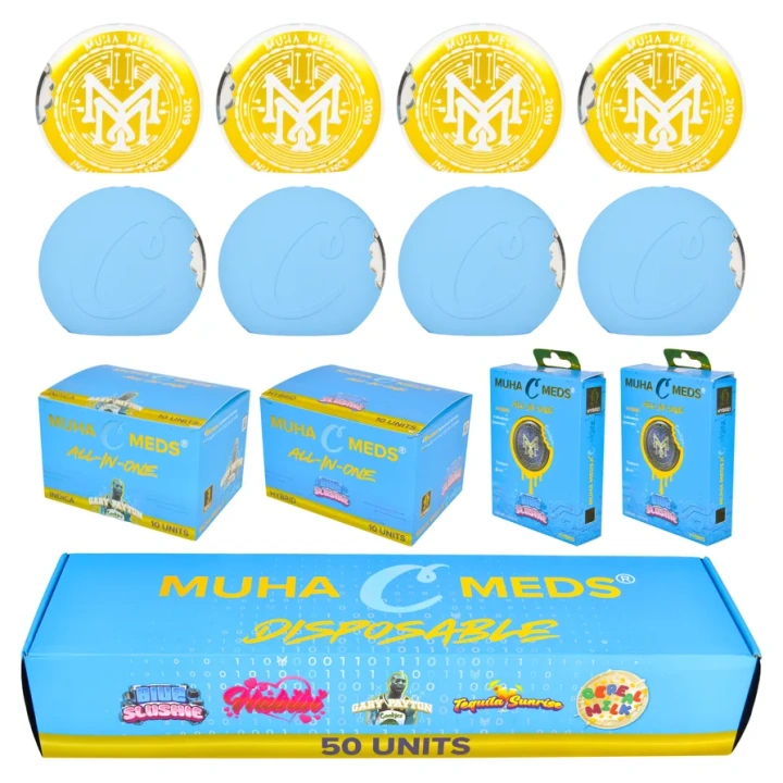 Muha Meds Cookies Collabs Empty Disposable Vape Pen 5 Flavors USA Stock