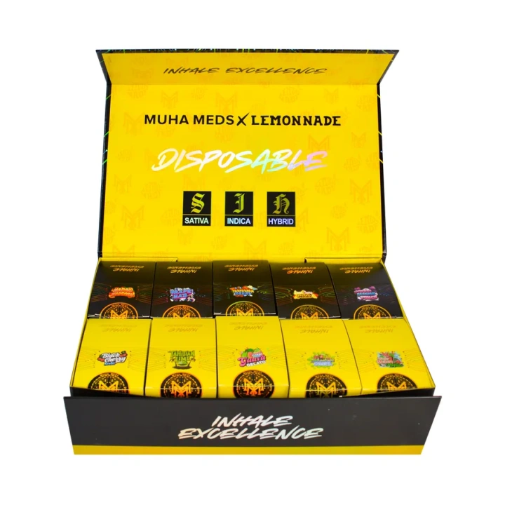 Muha Meds Lemomade Collabs Empty Disposable Vape Pen 10 Flavors USA Stock