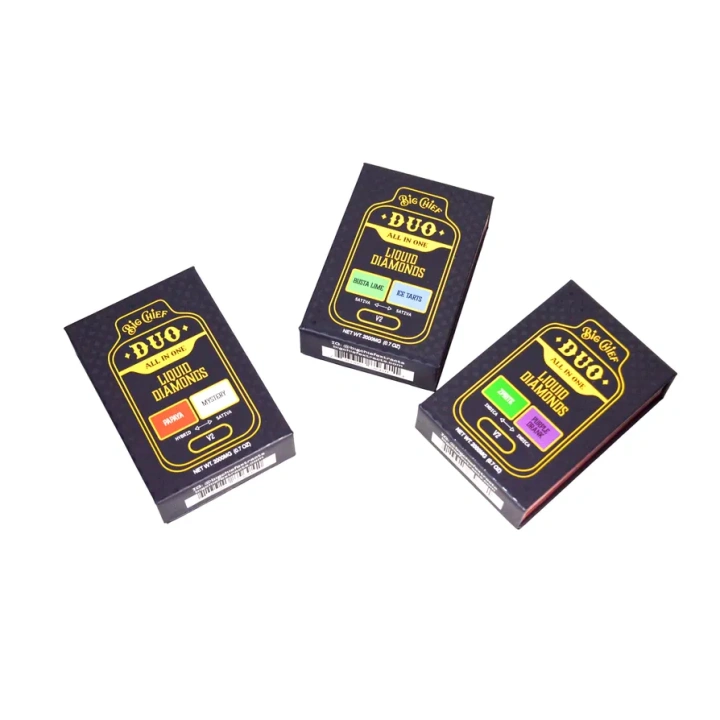 Big Chef V2 Duo Flavors 1ml+1ml Dual Chamber With Screen 2g Empty Disposable Vape Pen 20 Flavors USA Stock
