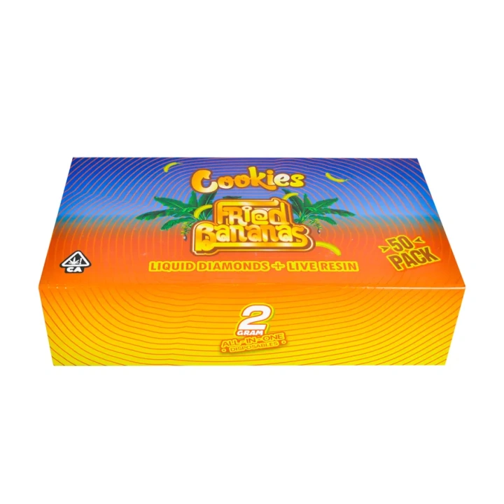 Cookies Fried Bananas 2g Empty Disposable Vape Pen 10 Flavors USA Stock