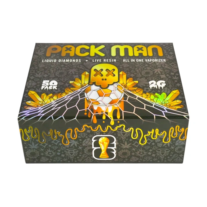 Packman Football 1ml+1ml Dual Chamber With Screen 2g Empty Disposable Vape Pen 20 Flavors USA Stock