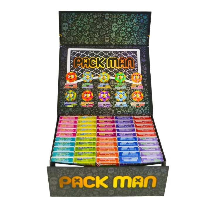 Packman Football 1ml+1ml Dual Chamber With Screen 2g Empty Disposable Vape Pen 20 Flavors USA Stock