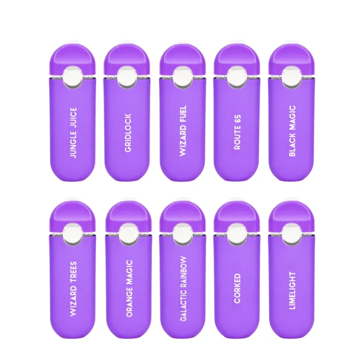 Wizard Tree Vape 10 Flavors All in One Wholesale Empty EU Stock Disposable Rechargeable 