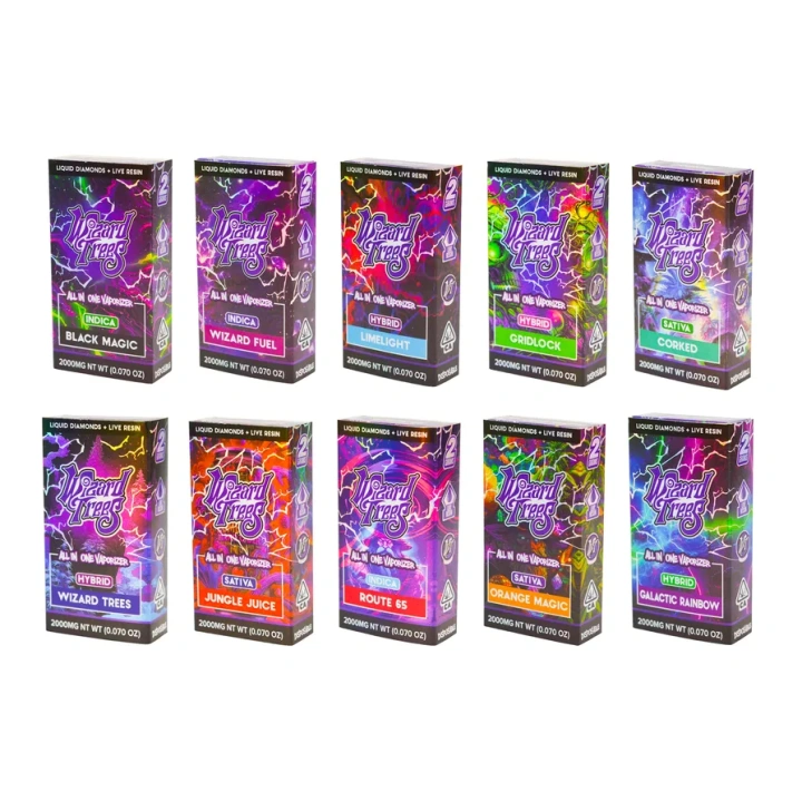 Wizard Tree Vape 10 Flavors All in One Wholesale Empty EU Stock Disposable Rechargeable 