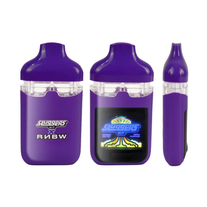 Sluggers Collabs V3 Dual Chamber 1ml+1ml Dual Chamber With Screen 2g Empty Disposable Vape Pen 20 Flavors USA Stock