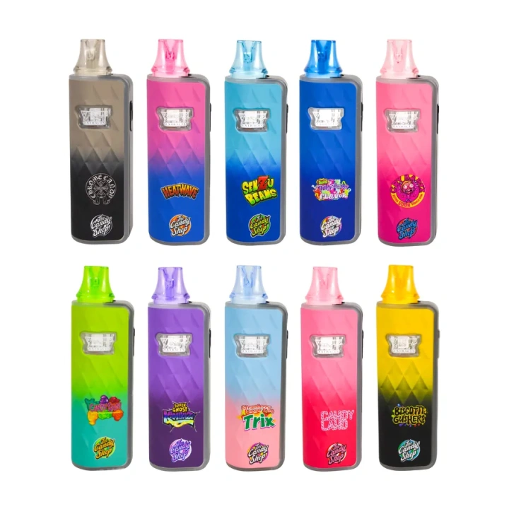 Whole Melt V10 Candy Shop Dual Chamber 1ml+1ml Dual Chamber With Screen 2g Empty Disposable Vape Pen 20 Flavors USA Stock