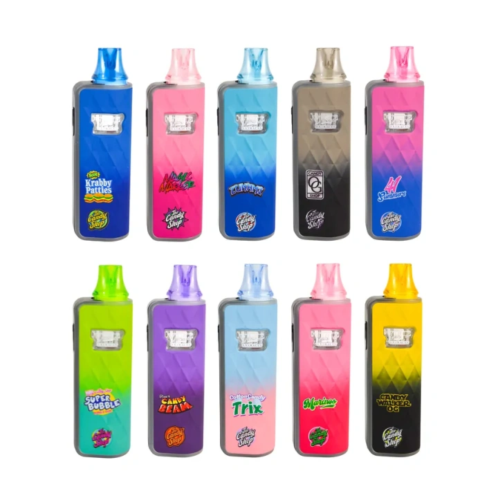 Whole Melt V10 Candy Shop Dual Chamber 1ml+1ml Dual Chamber With Screen 2g Empty Disposable Vape Pen 20 Flavors USA Stock