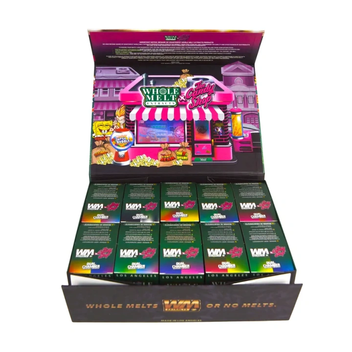 Whole Melt V10 Candy Shop Dual Chamber 1ml+1ml Dual Chamber With Screen 2g Empty Disposable Vape Pen 20 Flavors USA Stock